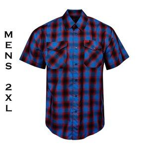 DIXXON FLANNEL - 13TH BAMBOO Shirt SS - Men's 2XL - Horror Series Friday 13th